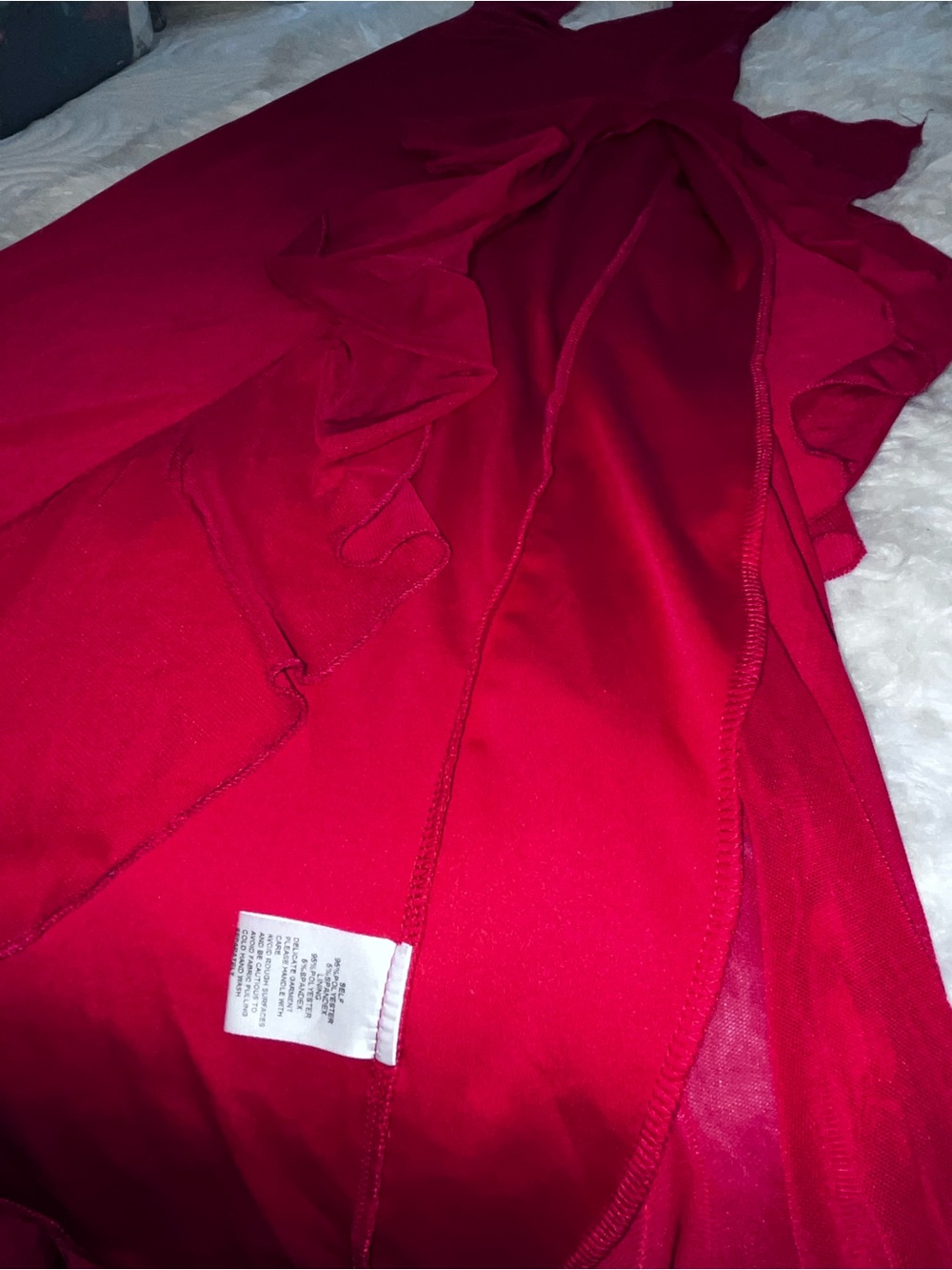 Red Backless Cutout Maxi Dress with High Slit - Picture 9 of 11
